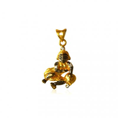 22 Kt Fancy Lord Krishna Pendant  ( Ganesh, Laxmi and other God Pendants )