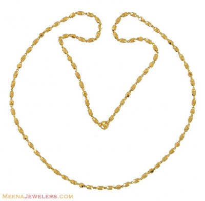 22Kt Gold Fancy Long Chain ( 22Kt Long Chains (Ladies) )