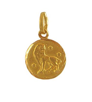 22Kt Gold Leo Pendant ( Zodiac Gold Pendants )