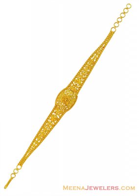 Designer 22K Gold Filigree Bracelet ( Ladies Bracelets )