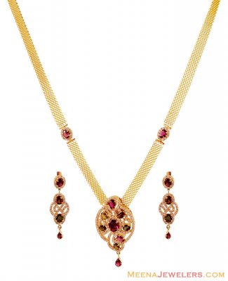 Diamond Detachable Necklace Set ( Diamond Necklace Sets )
