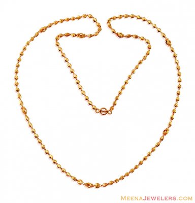 22K Gold Ladies Chain (24 Inches) ( 22Kt Long Chains (Ladies) )