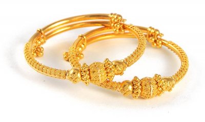 22kt Gold Baby Bangle (1 PC only) ( Baby Bangles )
