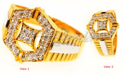 18kt Yellow Gold Diamond RIng ( Diamond Rings )