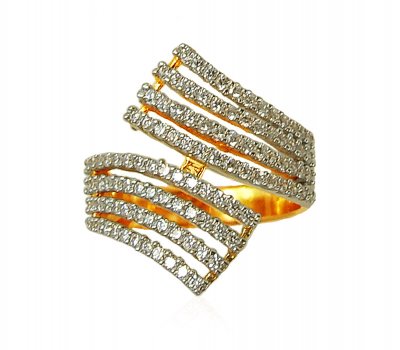 22k Gold Ring with stones ( Ladies Signity Rings )