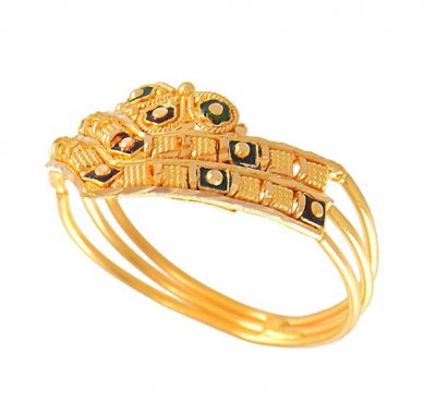 22Kt Ladies Filigree Ring ( Ladies Gold Ring )