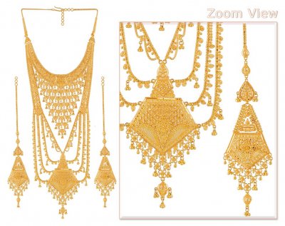 Bridal Necklace and Earrings Set ( Bridal Necklace Sets )