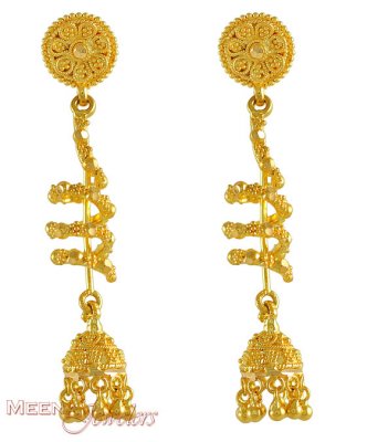 22Kt Gold Exquisite Earrings ( Exquisite Earrings )