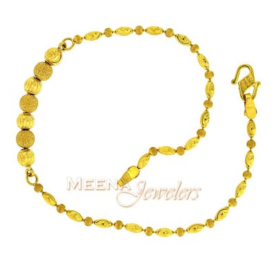 Ladies Gold Bracelet with Balls ( Ladies Bracelets )