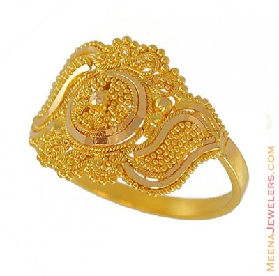 22Kt Gold Ladeis Ring ( Ladies Gold Ring )