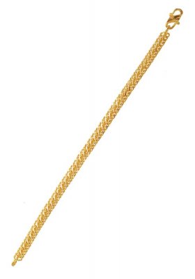 Yellow Gold Ladies Bracelet(22k) ( Ladies Bracelets )