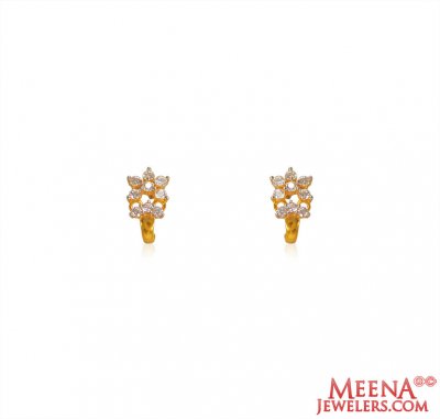 22k Gold Fancy Earrings ( Signity Earrings )