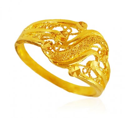 22KT Gold Ladies Ring ( Ladies Gold Ring )