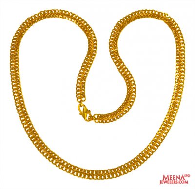 22K Gold Chain (22 In) ( Men`s Gold Chains )