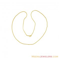 22K Gold Mens Chain