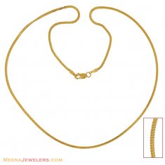 22k Indian Gold Chain (16 inches)
