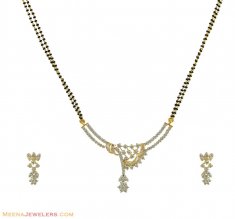 18K Diamond Mangalsutra Set ( Diamond MangalSutras )