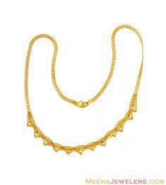 22K Gold Ladies Fancy Chain