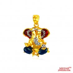22 Kt Gold Lord Ganesh Pendant