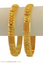 22K Yellow Gold Bangles ( Gold Bangles )