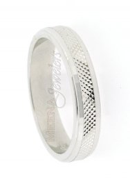 18Karat White Gold Designer Wedding Band ( Wedding Bands )