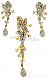 Genuine Diamond Pendant Set ( Diamond Pendant Sets )