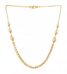 22kt Gold Fancy Two Tone Chain ( 22Kt Gold Fancy Chains )