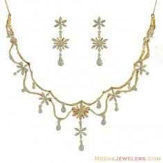 Diamond Necklace Set (Nakshatra)