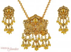 22Kt Gold Pendant Set