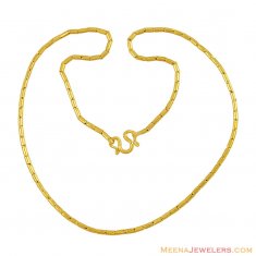 21k Gold Fancy Chain(20 Inches)