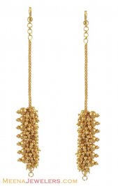 Gold Kan Sahar (heavy) ( Gold Ear Chains )