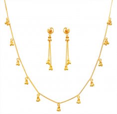 22kt Gold Necklace Set 