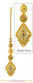22Kt Gold Indian Meenakari Tikka ( Gold Tikka )