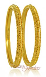 22Kt Filigree Bangles ( Gold Bangles )