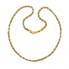 18k Fancy Two Tone Chain