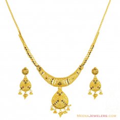 22K Fancy Necklace Set ( Light Sets )