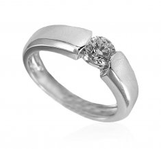 18kt Gold Diamond Ring For Mens ( Diamond Rings )