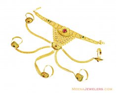 22k Designer Bridal Meena Panja  ( Ladies Bracelets )