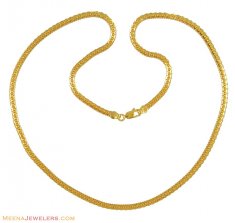 22 Karat Flat Chain (18 Inches) ( Plain Gold Chains )