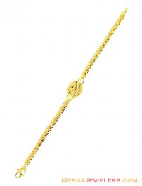  22K Gold Watch Shaped Bracelet ( 22Kt Baby Bracelets )