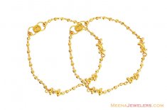 22K Gold Baby Bracelet ( 22Kt Baby Bracelets )