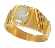 22kt  Yellow Sapphire Ring ( Astrological BirthStone Rings )