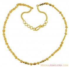 Meenakari Gold Chain (22 Karat)