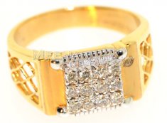 18Kt Yellow Gold Diamond Rings