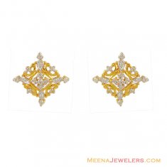 22K Signity Gold Earrings ( Signity Earrings )