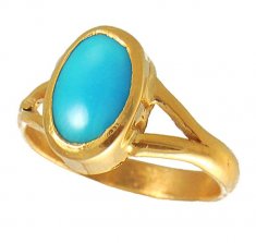 22kt Birthstone Ring (Feroza)
