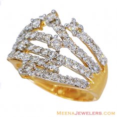 18k Designer Diamond Ring