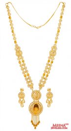 22k Gold Turkish Necklace Set 
