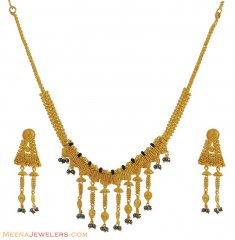 Gold Necklace Set (22Kt) ( Light Sets )