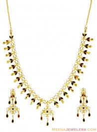 22k Gold Meenakri Set